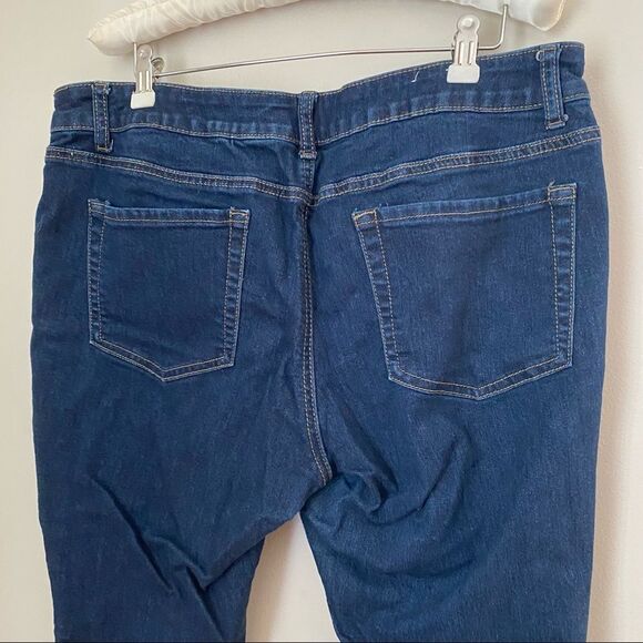 SO Jeans Dark Wash Denim Frayed Bottoms Casual Neutral - Picture 5 of 8